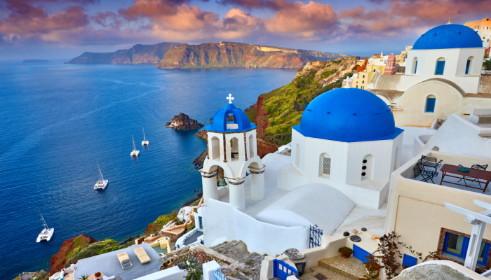 Wedding venue in Santorini