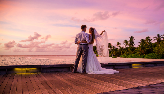 mauritius wedding couple